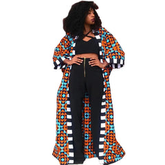 Buy Africa Clothes for Women African Women Printing Long Shirt Coat Dress African Dresses for only $16.02 at Flexi Africa!