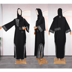 Luxury African Caftan Dress for Women – Boubou Robe for Evening Parties - Free Delivery Worldwide only at Flexi Africa