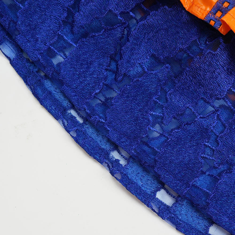 African Clothing for Women – Traditional Plus Size Floral Embroidered Dress