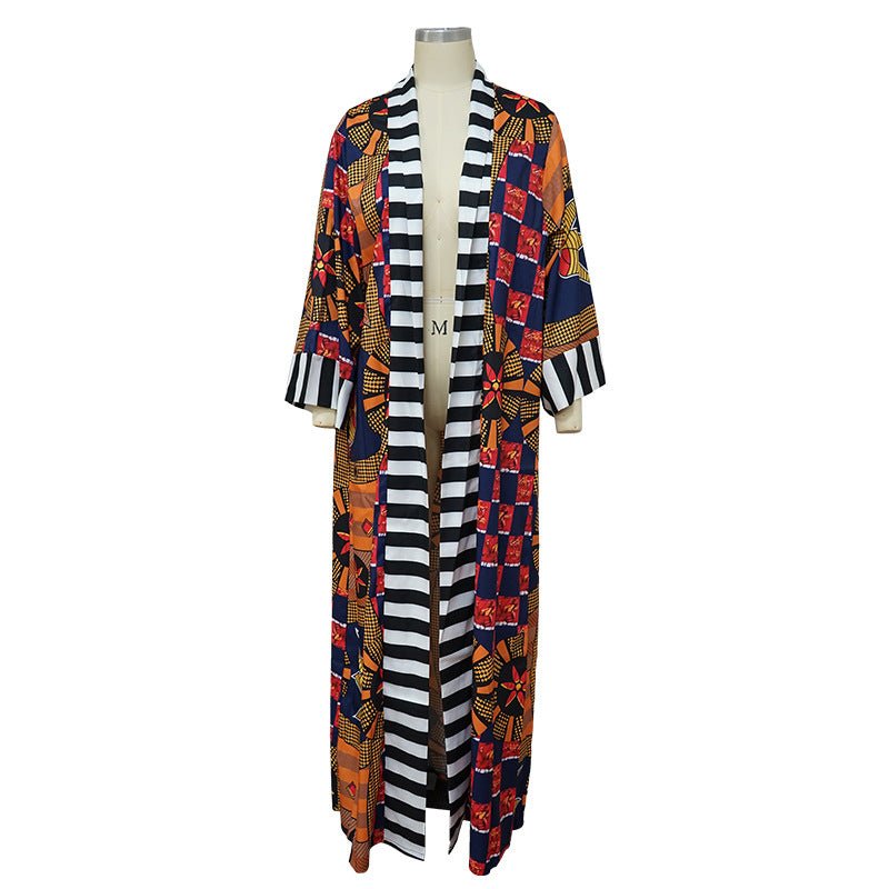Buy Africa Clothes for Women African Women Printing Long Shirt Coat Dress African Dresses for only $16.02 at Flexi Africa!