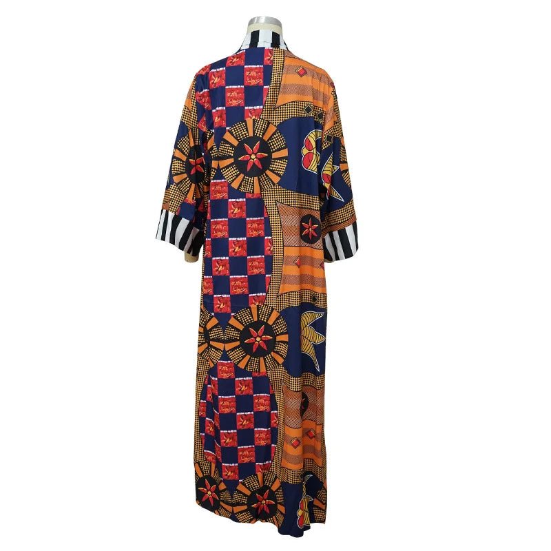 Buy Africa Clothes for Women African Women Printing Long Shirt Coat Dress African Dresses for only $16.02 at Flexi Africa!