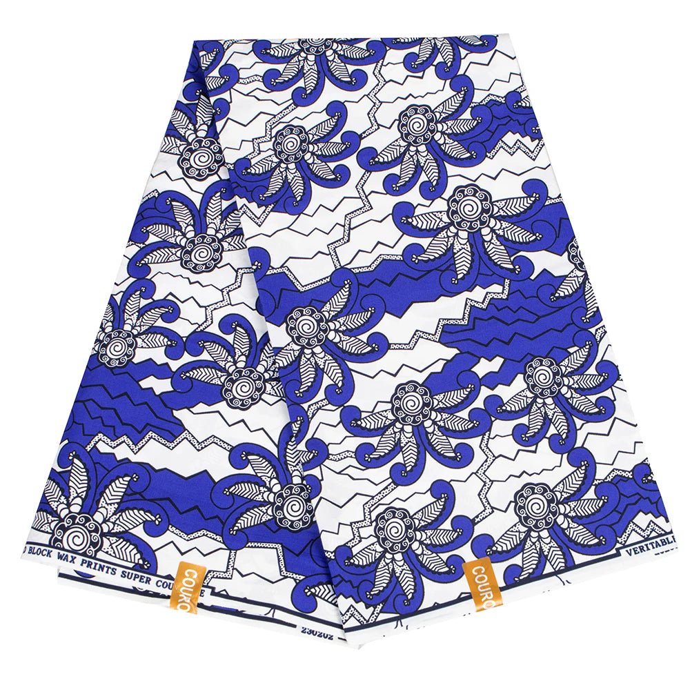 African Ankara Prints Wax Fabric Patchwork Retro Style Warp Sewing Woman Dress Craft DIY Africa Material 100% Polyester By Yard - Free Delivery Worldwide only at Flexi Africa