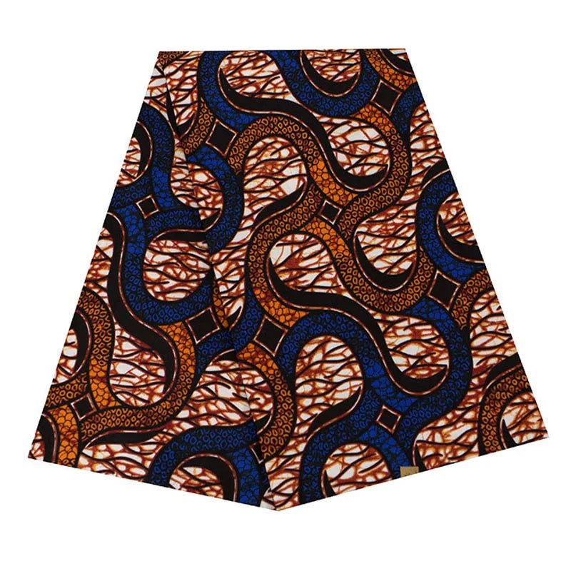 African Ankara Prints Wax Fabric Patchwork Retro Style Warp Sewing Woman Dress Craft DIY Africa Material 100% Polyester By Yard - Free Delivery Worldwide only at Flexi Africa