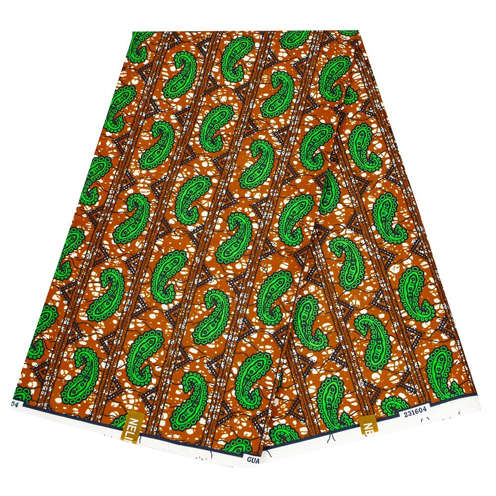 Buy African Ankara Wax Print Fabric – 100% Polyester Block Pattern Material for Sewing for only $4.31 at Flexi Africa!