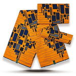 African Fabrics Wax 100% Cotton Wax Prints Good Quality Wax Loincloth For Women Dress 6 Yards