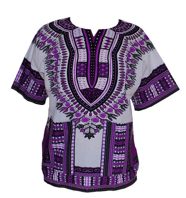 African Fashion with Unisex Dashikiage Dashiki Floral Dress - Perfect for Men and Women with African Traditional Print