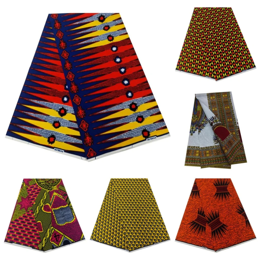 African Wax Print Cotton Fabric – Soft Loincloth for Women’s Dresses - Free Delivery Worldwide only at Flexi Africa