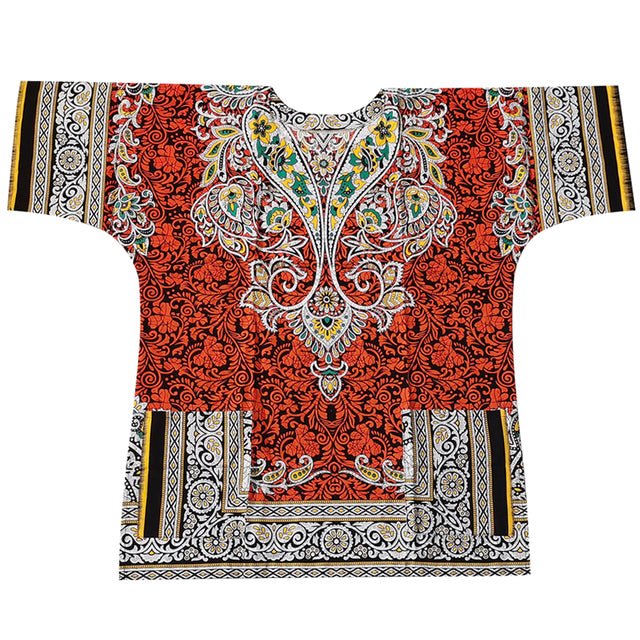 Authentic African Dashiki Printed T-Shirts for Men - Flexi Africa -Offers Free Delivery Worldwide - www.flexiafrica.com