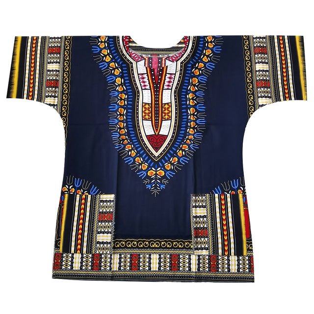 Authentic African Dashiki Printed T-Shirts for Men - Flexi Africa -Offers Free Delivery Worldwide - www.flexiafrica.com