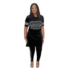 Bold and Beautiful: African American Inspired Women's Winter Sportswear Tracksuit - Free Delivery only at Flexi Africa