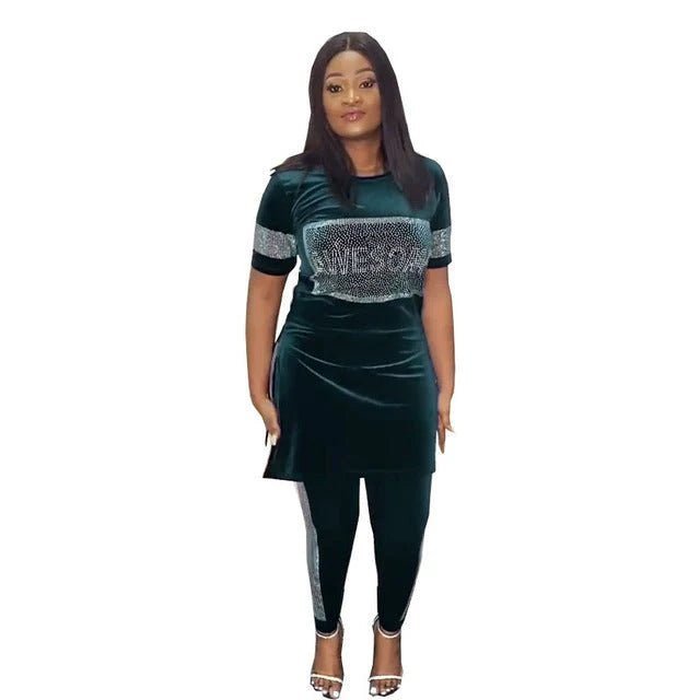 Bold and Beautiful: African American Inspired Women's Winter Sportswear Tracksuit - Free Delivery only at Flexi Africa