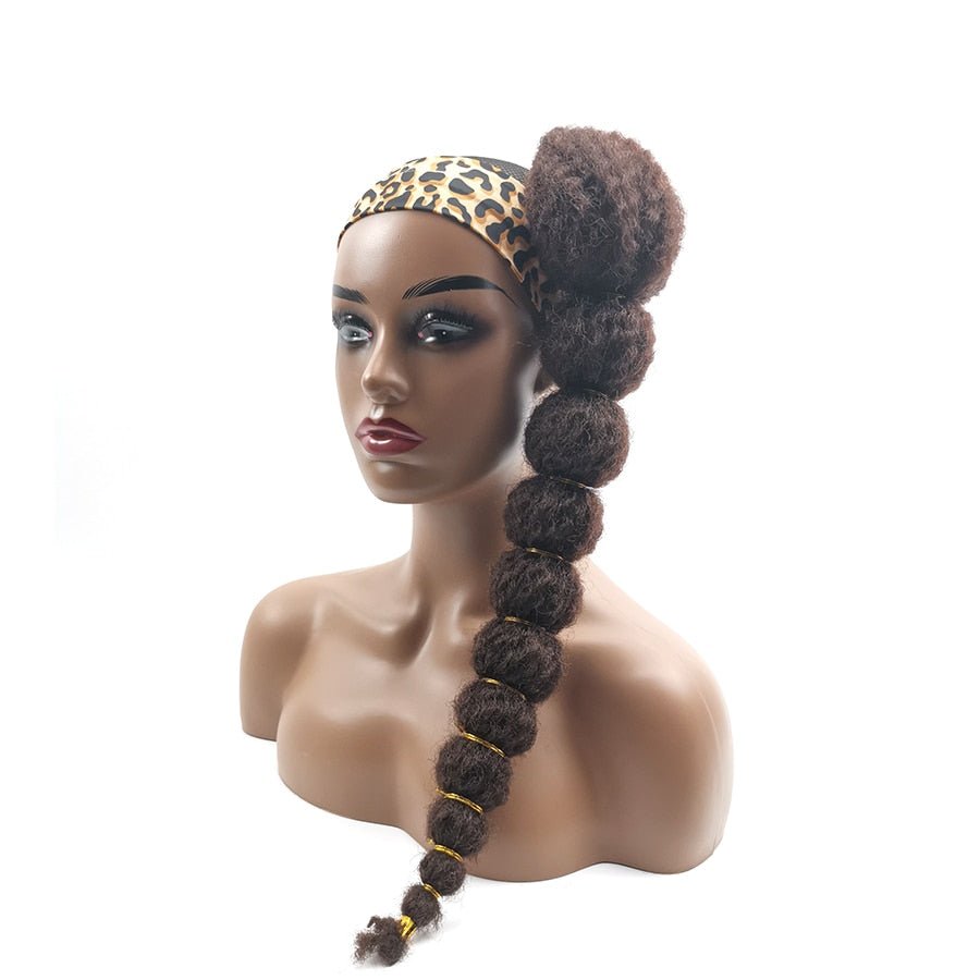 Clip-In Afro Puff Ponytail Hair Extension for Black Women 18" - Flexi Africa - Free Delivery Worldwide www.flexiafrica.com