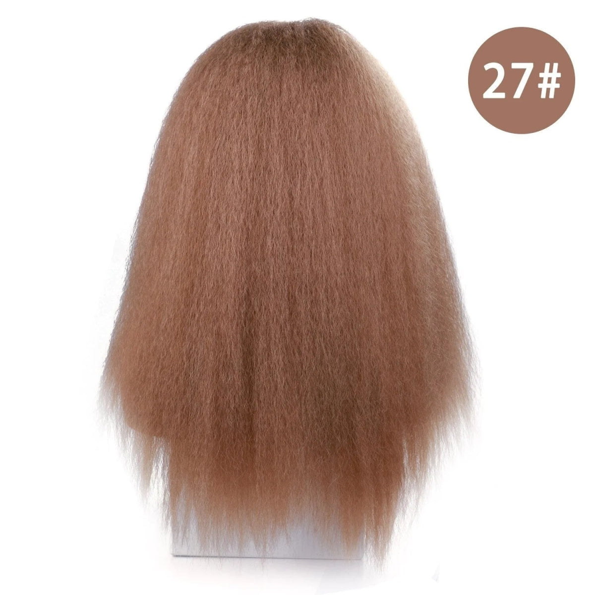 Effortless Elegance: Long Kinky Straight Synthetic Afro Wig - Free Delivery Worldwide only at Flexi Africa