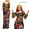 Elegant 2PC African Skirt and Top Set – Long Sleeve Blouse and Matching Maxi Skirt for Women - Free Delivery Worldwide only at Flexi Africa