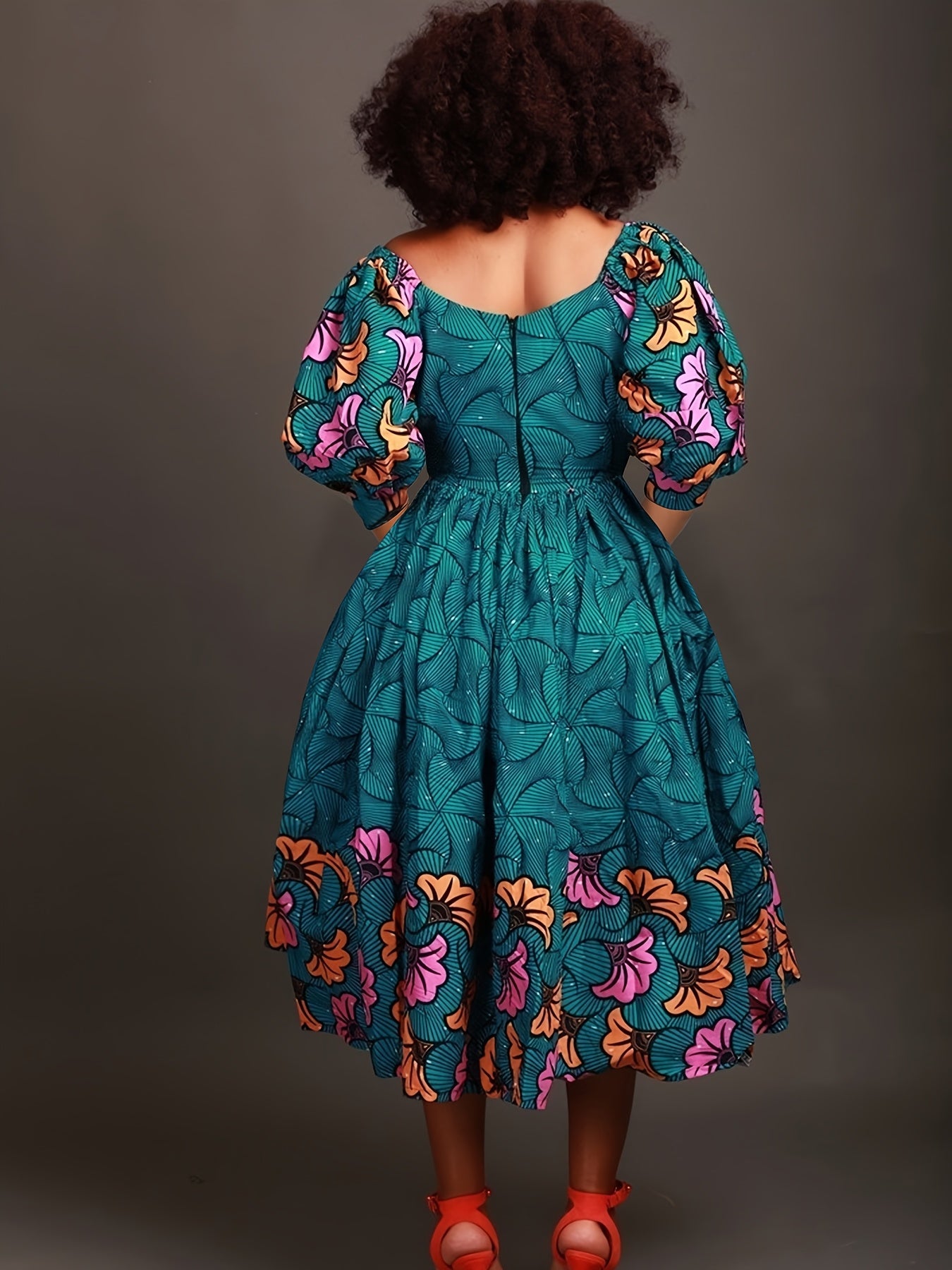 Buy Women’s Plus Size Casual Floral Stretch Polyester, Spring/Fall Wear for only $16.67 at Flexi Africa!