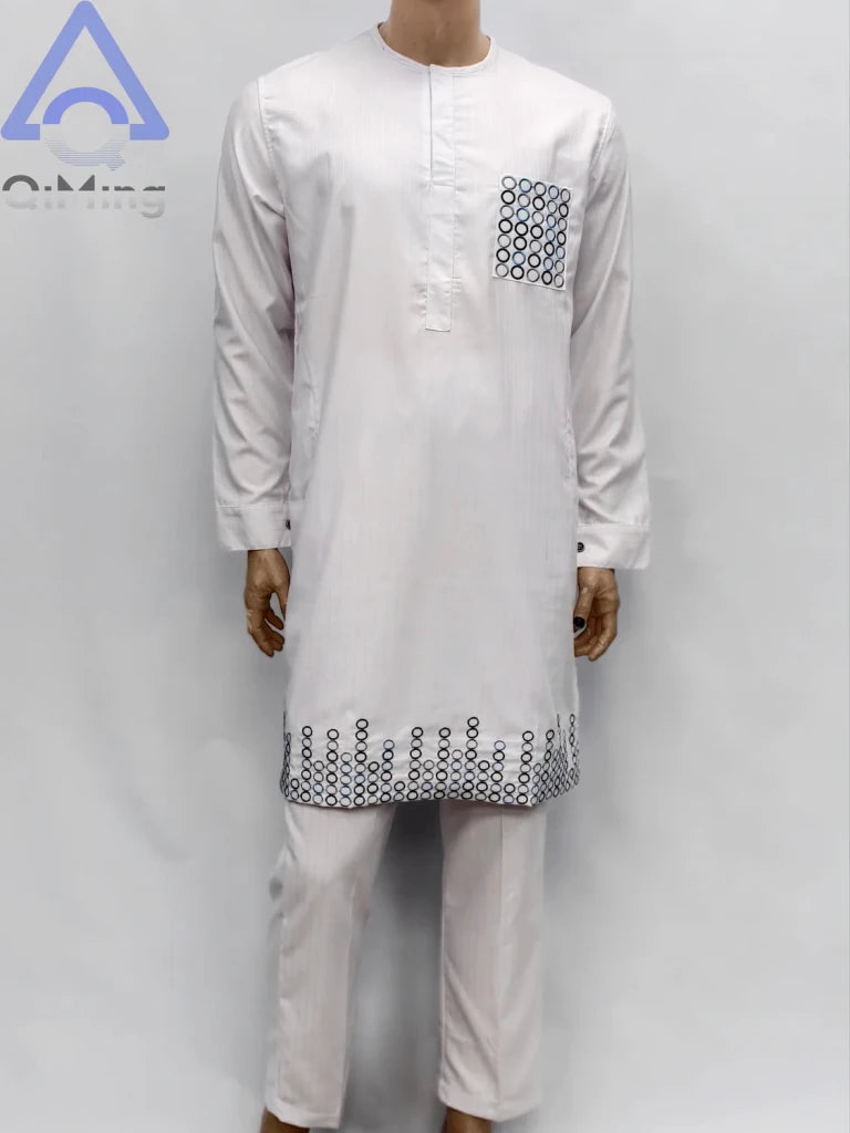 Buy Men’s African Boubou & Arabic Kandura – Luxury Moroccan-Inspired Islamic Prayer Outfit for only $41.67 at Flexi Africa!