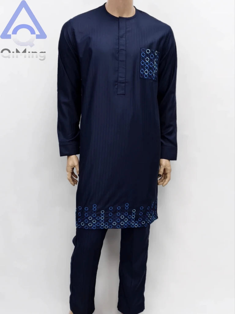 Buy Men’s African Boubou & Arabic Kandura – Luxury Moroccan-Inspired Islamic Prayer Outfit for only $41.67 at Flexi Africa!