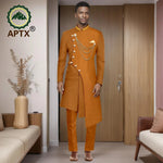 Men’s African Dashiki Suit Set – Modern Two - Piece Top & Pants Outfit - Free Delivery Worldwide only at Flexi Africa
