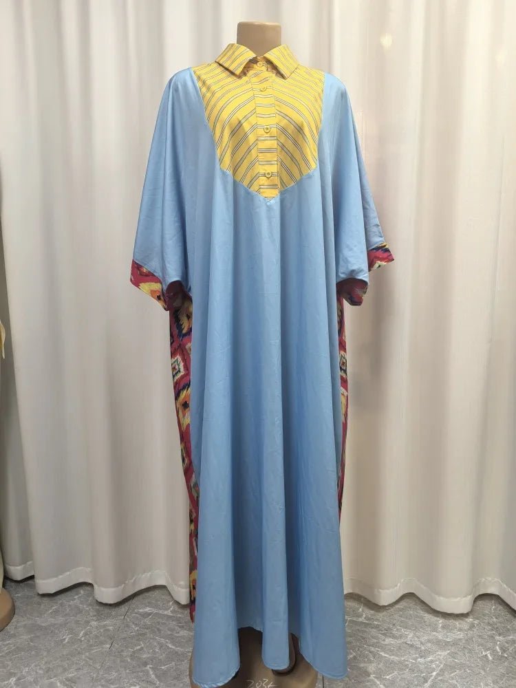 New Plus Size Bubu Dress for Women - Traditional Nigerian Dashiki Kaftan, African Abaya Robe for Ladies - Free Delivery Worldwide only at Flexi Africa