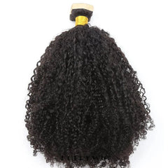 Remy Hair Skin Weft Tape - In Extensions - Double Drawn Afro Kinky Curly Extensions - Free Delivery Worldwide only at Flexi Africa