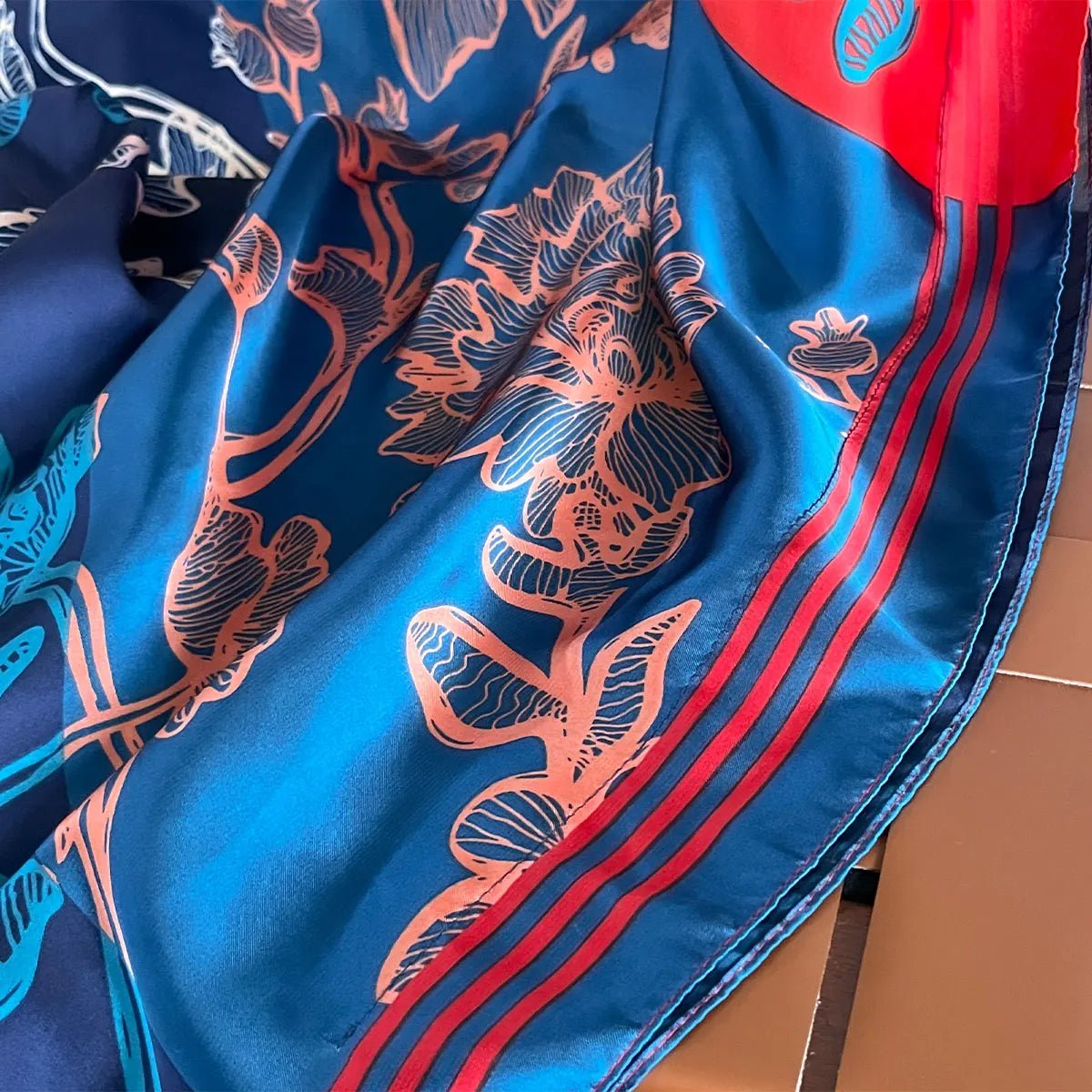 Buy African Dresses For Women Elegant Printed Silk Lady Kaftan Dress Sun Protection Abaya for only $10.62 at Flexi Africa!