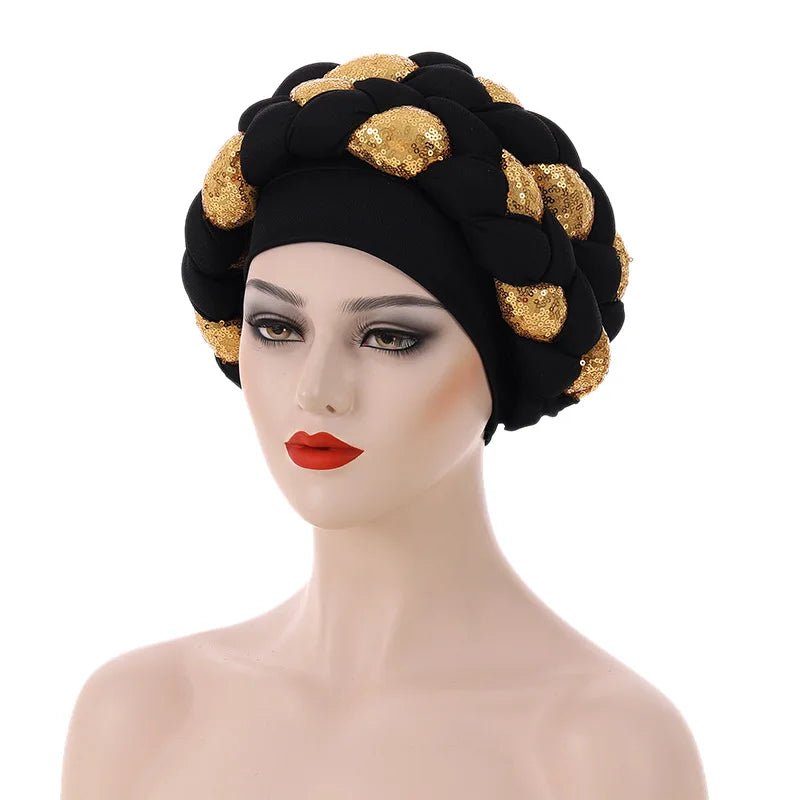 Stylish Auto Gele Bonnet Hat: Elevate Your Look with Nigerian Headwear for Women - Flexi Africa - FREE INTERNATIONAL POST