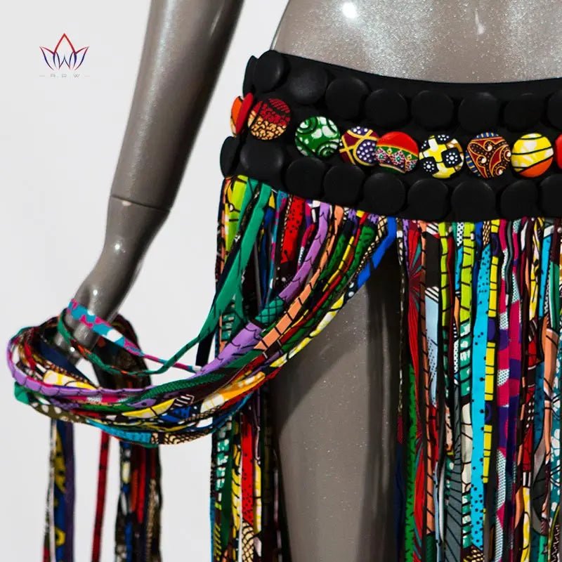 Buy Trendy African Women’s Handmade Multi-Rope Jewelry Set –  Matching Tribal Shawl for only $55.99 at Flexi Africa!