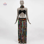 Buy Trendy African Women’s Handmade Multi-Rope Jewelry Set –  Matching Tribal Shawl for only $55.99 at Flexi Africa!