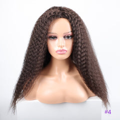 Versatile Long Kinky Curly Synthetic Wigs for Black Women - Flexi Africa Free Delivery Worldwide only at www.flexiafrica.com