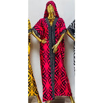 Women’s African Dashiki Abaya – Ankara Maxi Dress with Elegant Flow - Free Delivery Worldwide only at Flexi Africa
