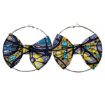 Women’s African Fashion Earrings – Handmade Circle Statement Accessories - Free Delivery Worldwide only at Flexi Africa