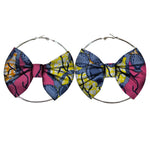Women’s African Fashion Earrings – Handmade Circle Statement Accessories - Free Delivery Worldwide only at Flexi Africa